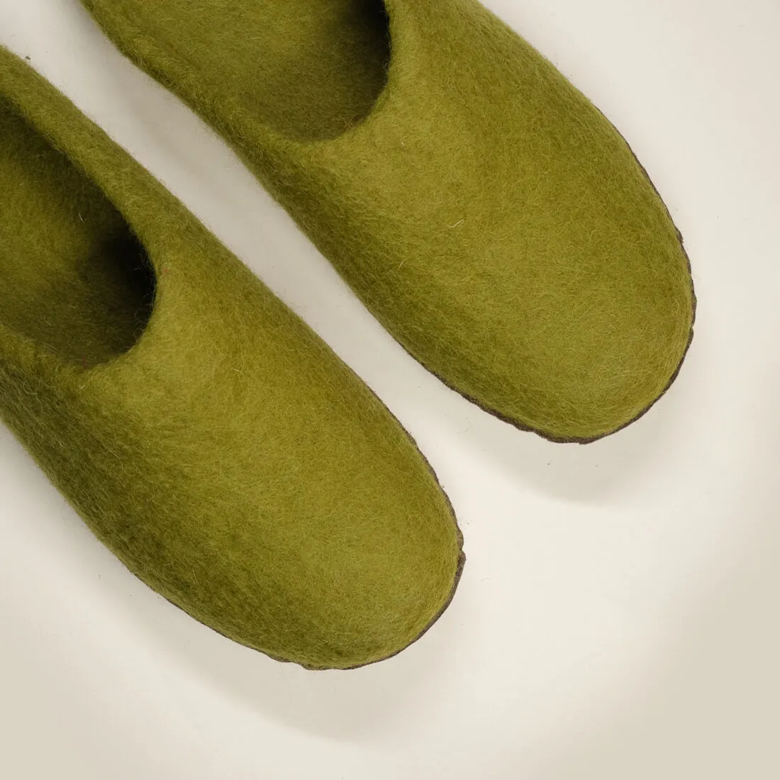 Greta Felted Wool Slippers