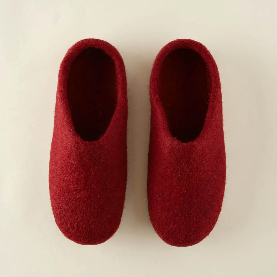 Greta Felted Wool Slippers