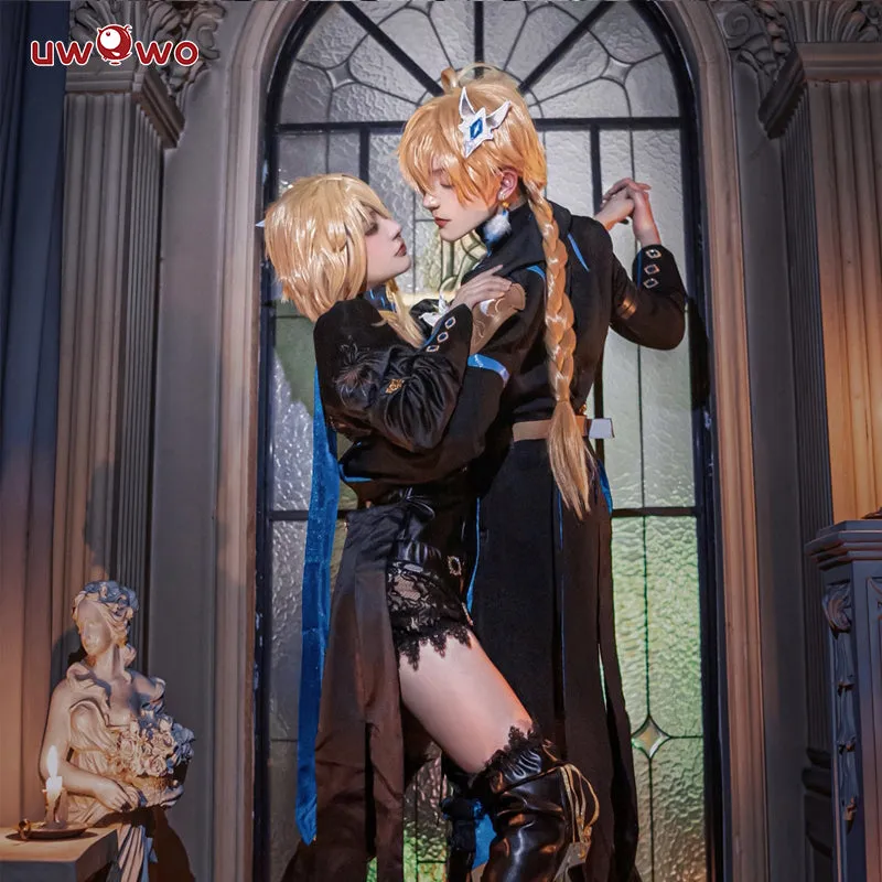 【In Stock】Uwowo Exclusive Authorization Genshin Impact Fanart Aether Abyss Prince Traveler Cosplay Costume