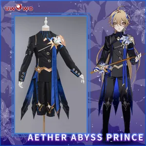 【In Stock】Uwowo Exclusive Authorization Genshin Impact Fanart Aether Abyss Prince Traveler Cosplay Costume