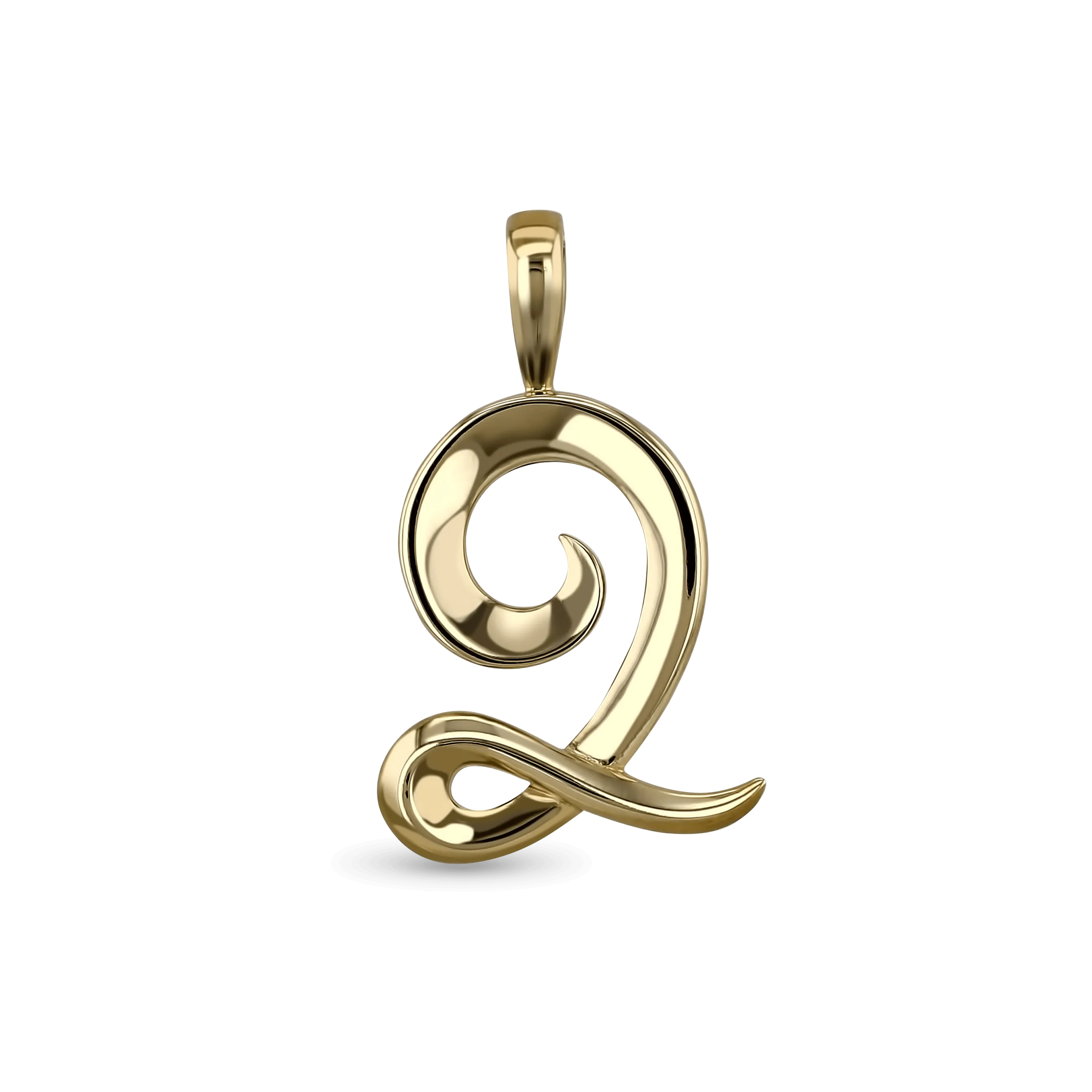 Initial Q Love Letter Pendant