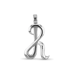 Initial R Love Letter Pendant