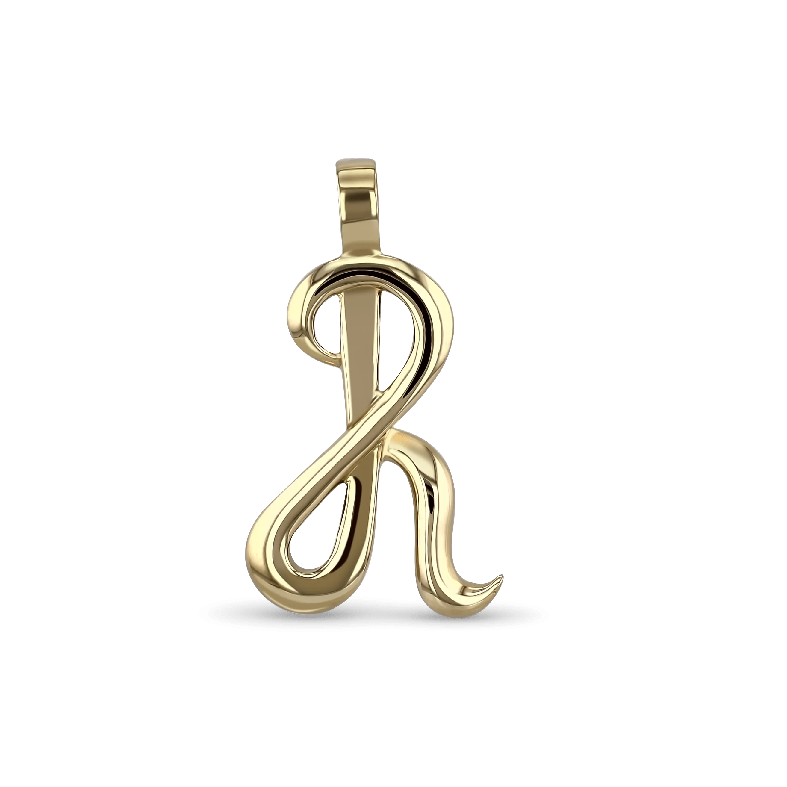 Initial R Love Letter Pendant