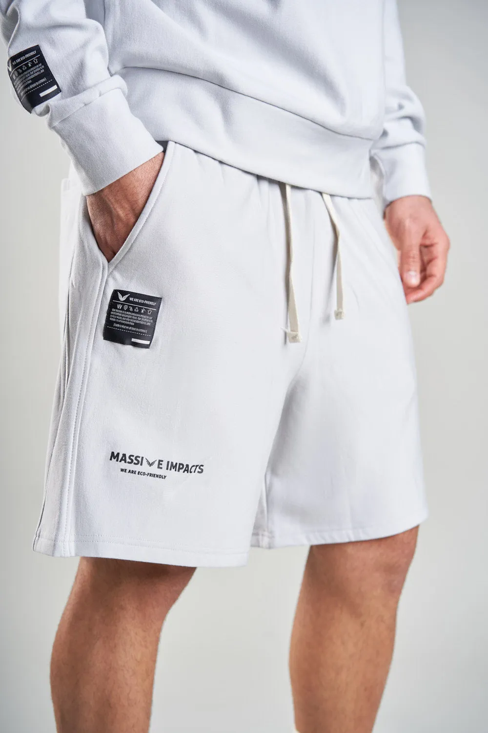 J010MI Organic Cotton & Bamboo Drawstring Shorts