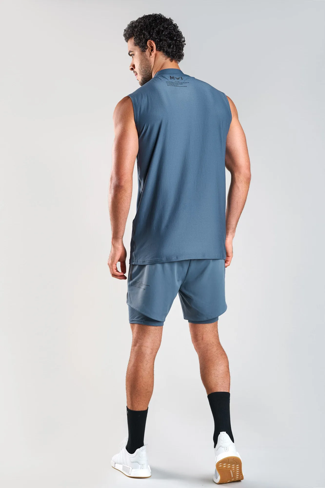 J011MI Recycled Nylon 2in1 Sporty Shorts