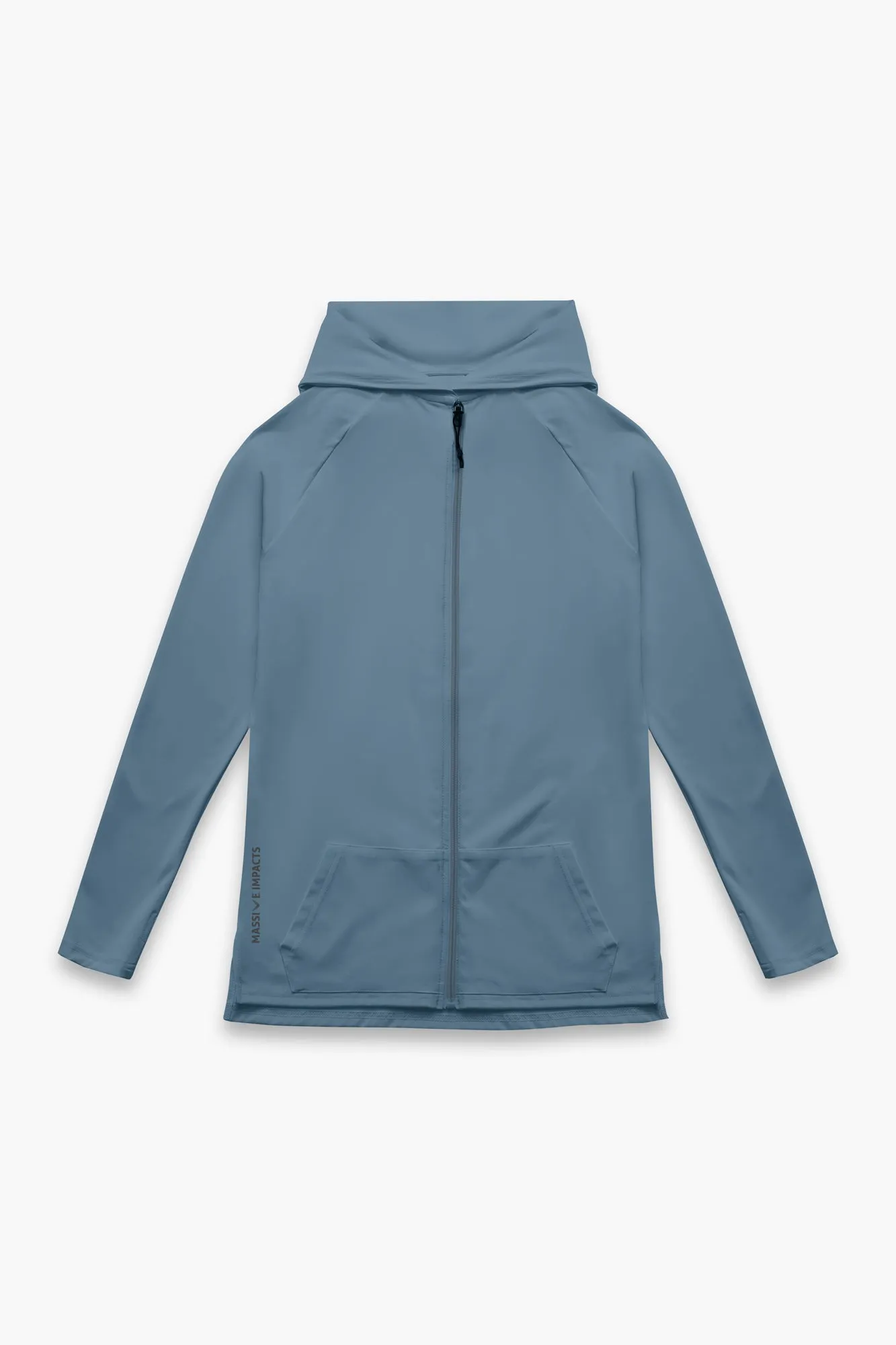 J015MI Recycled Nylon Runner Zip Hoodie