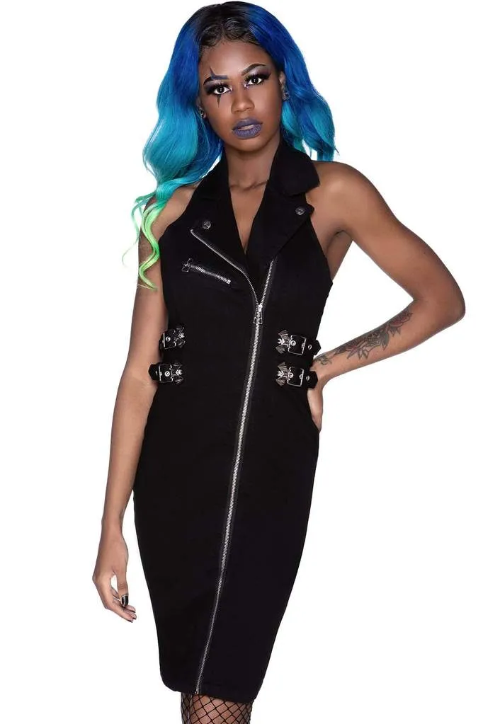 Killstar Anti-Club Moto Dress