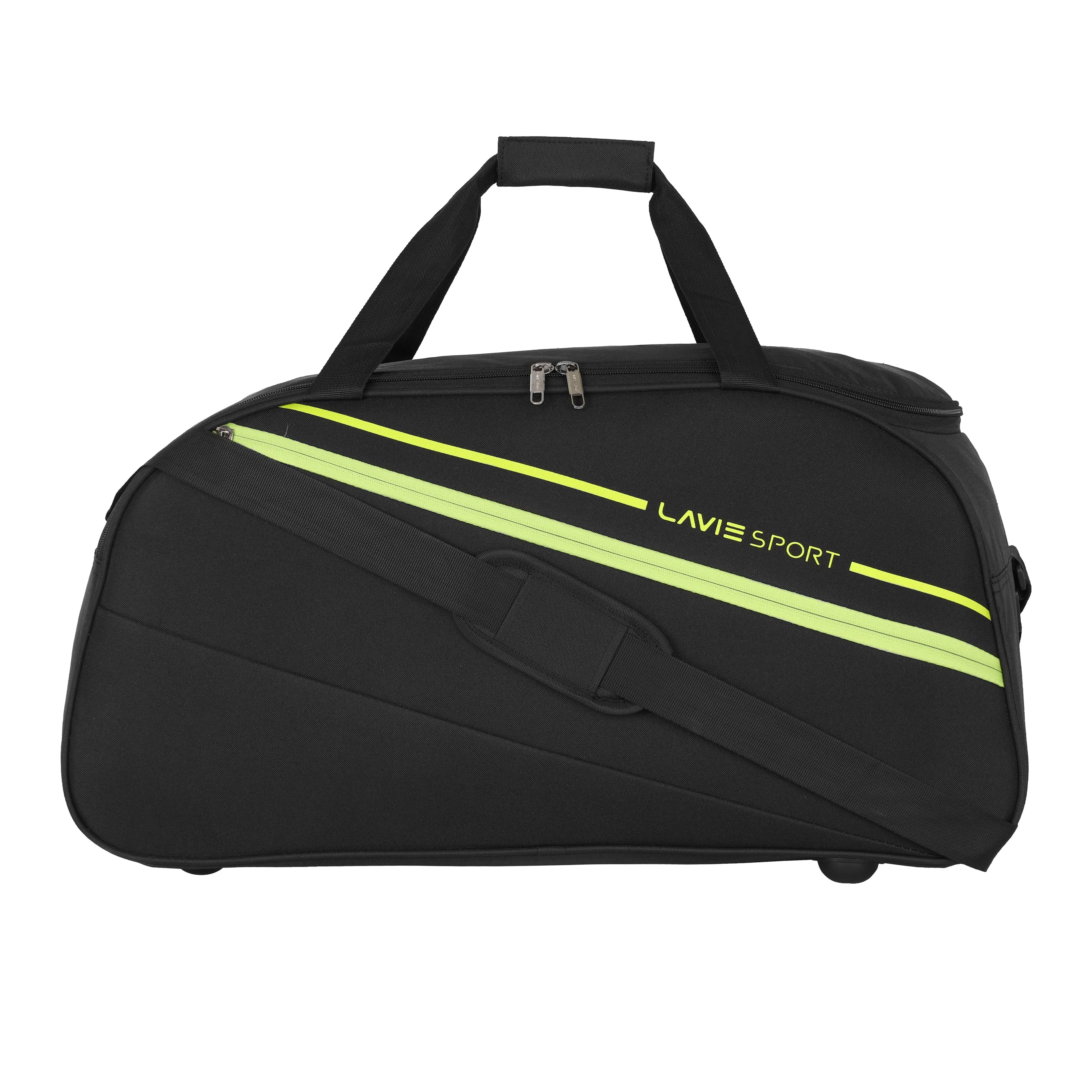 Lavie Sport size 65 cms Strato NV Wheel Duffle Bag | Black