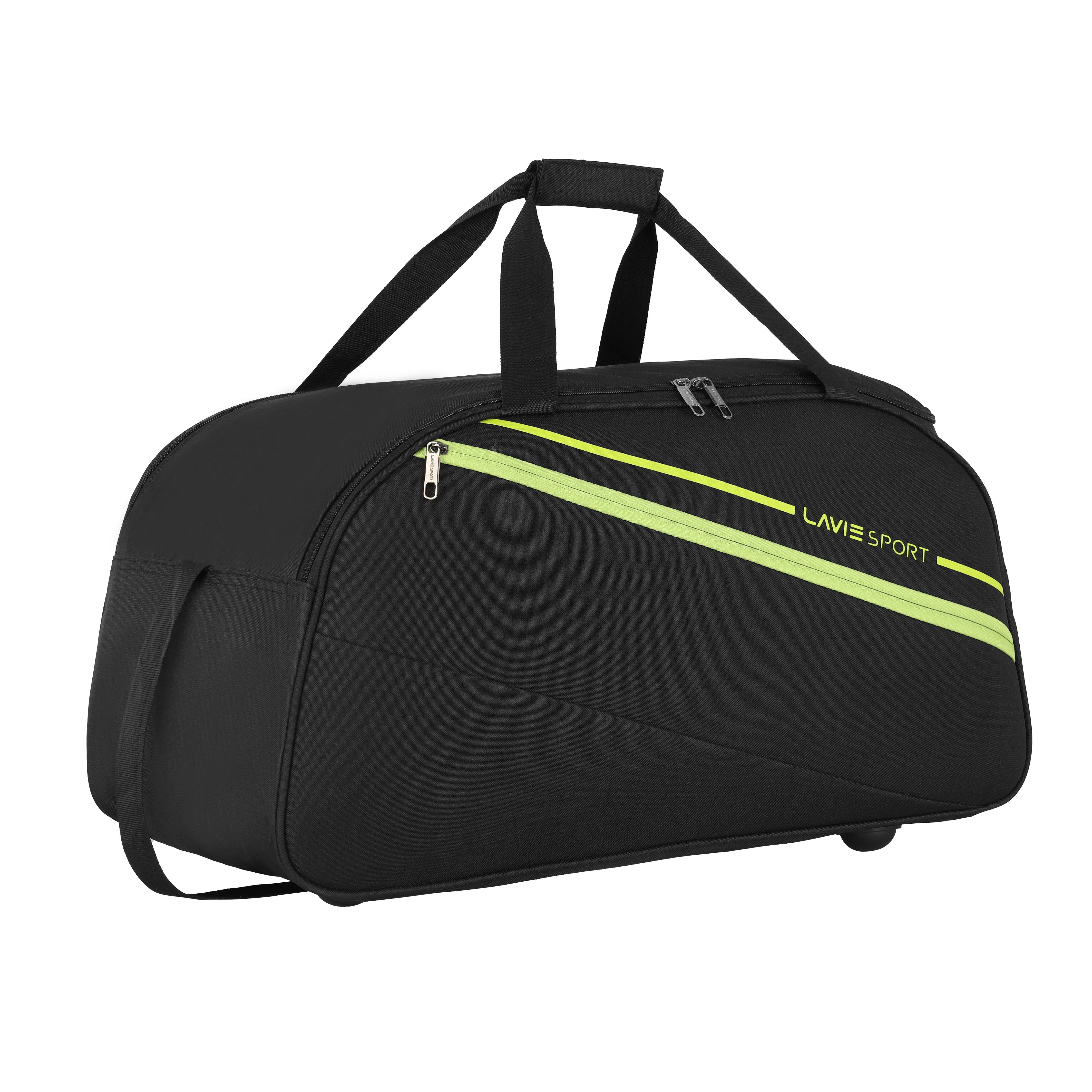 Lavie Sport size 65 cms Strato NV Wheel Duffle Bag | Black