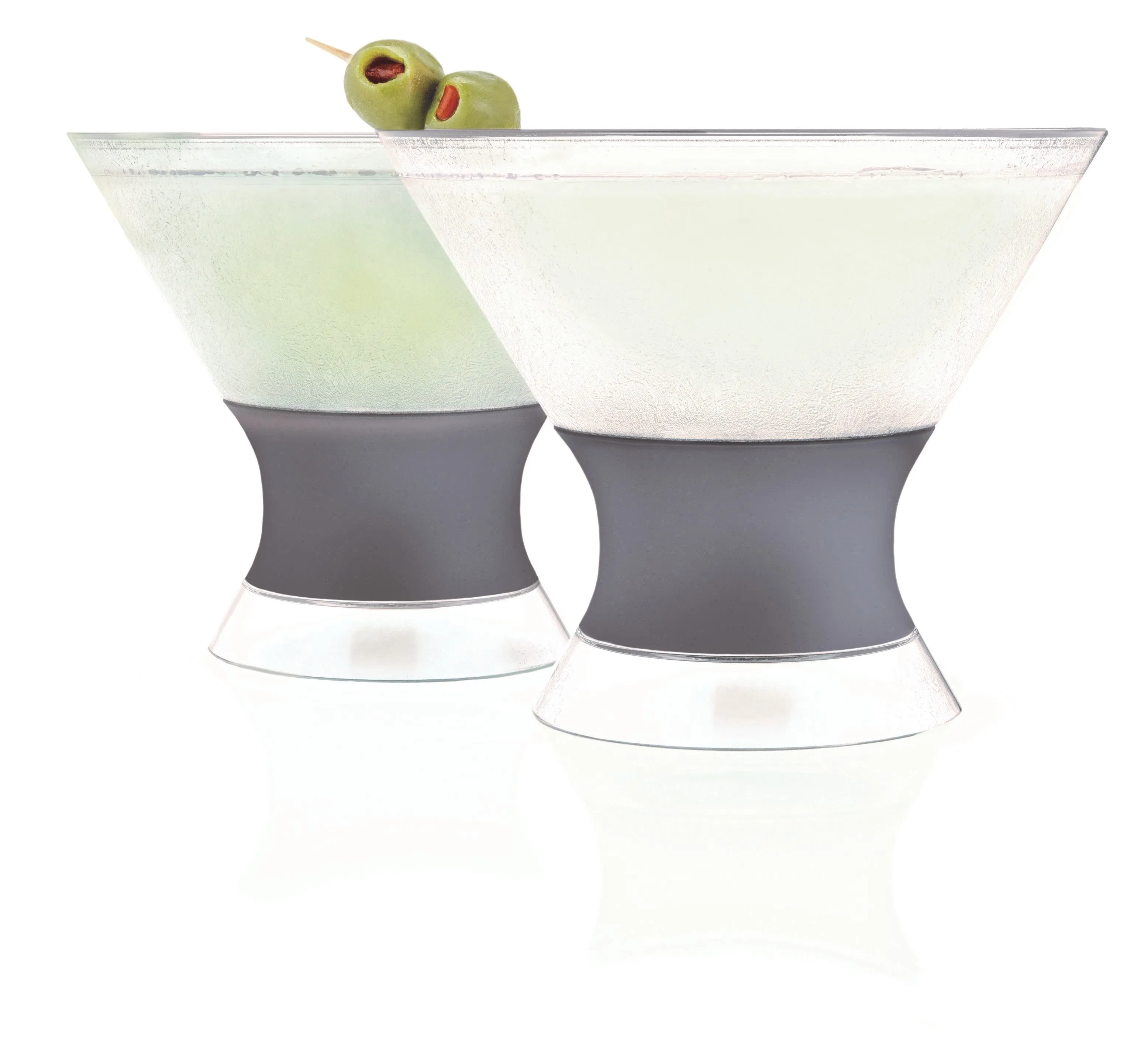 Martini FREEZE™ Cooling Cup in Grey, Set of 2