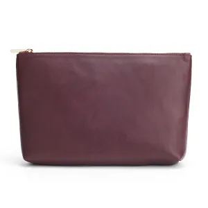 Medium Leather Zipper Pouch