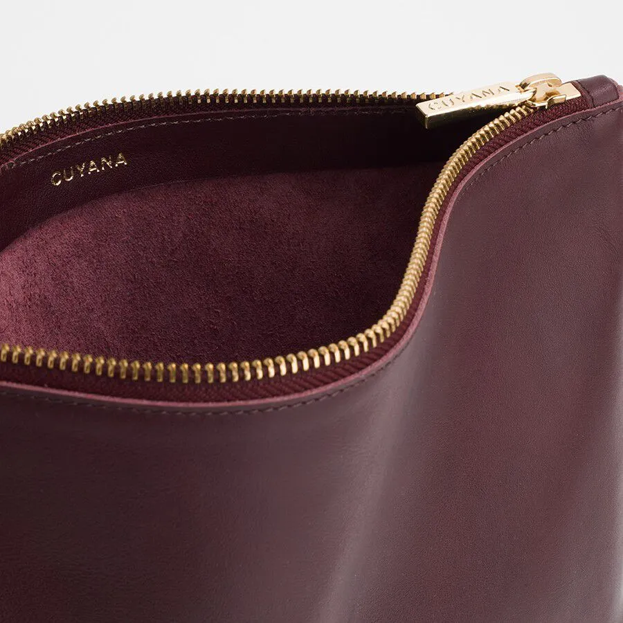 Medium Leather Zipper Pouch