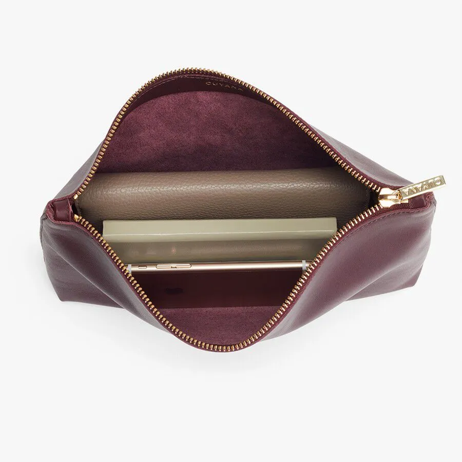 Medium Leather Zipper Pouch