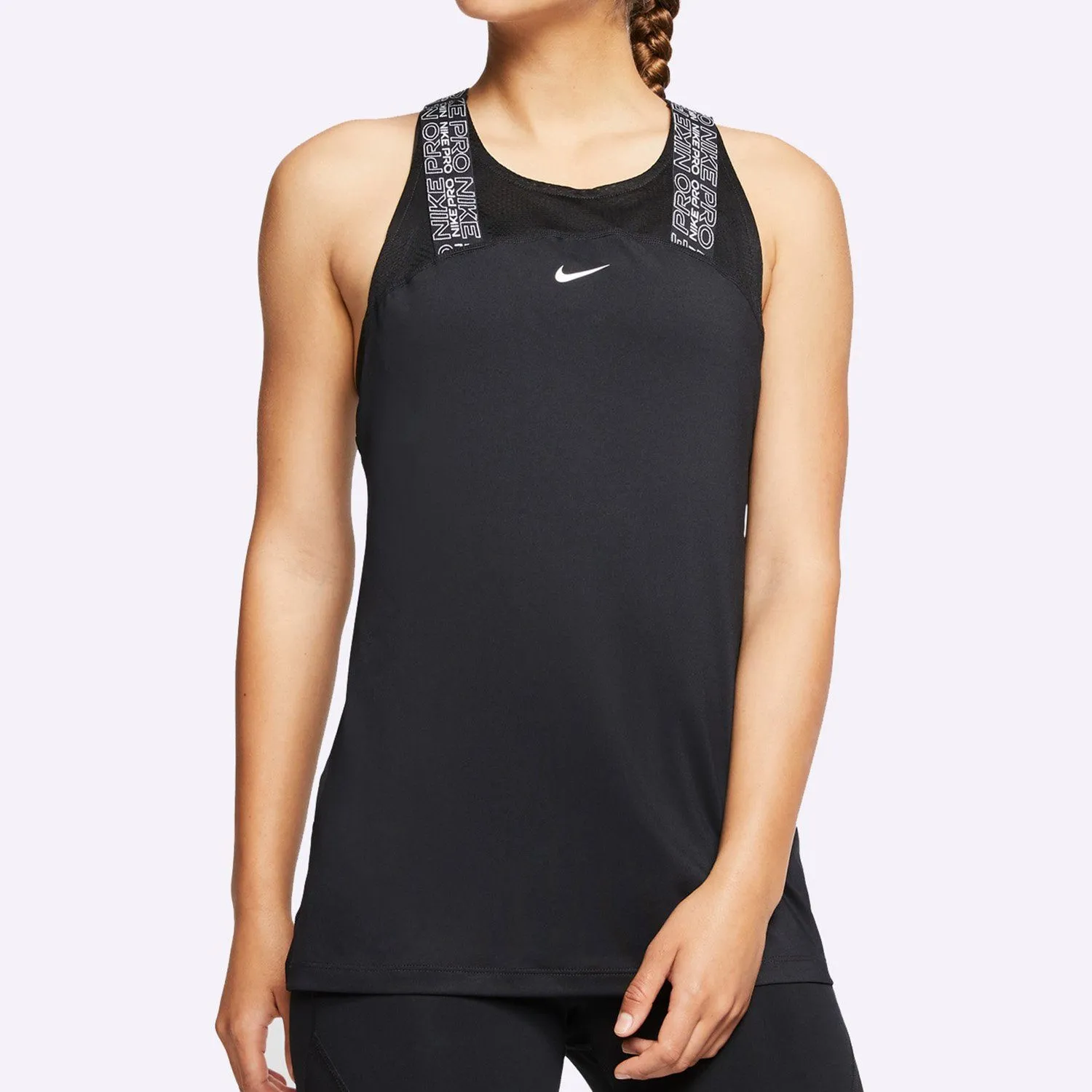 Nike - Pro Dri-FIT Women's Graphic Tank - BLACK/WHITE