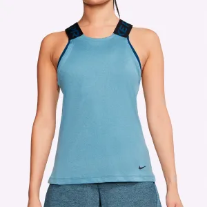 Nike - Pro Women's Tank - VALERIAN BLUE/PURE/BLACK/BLACK