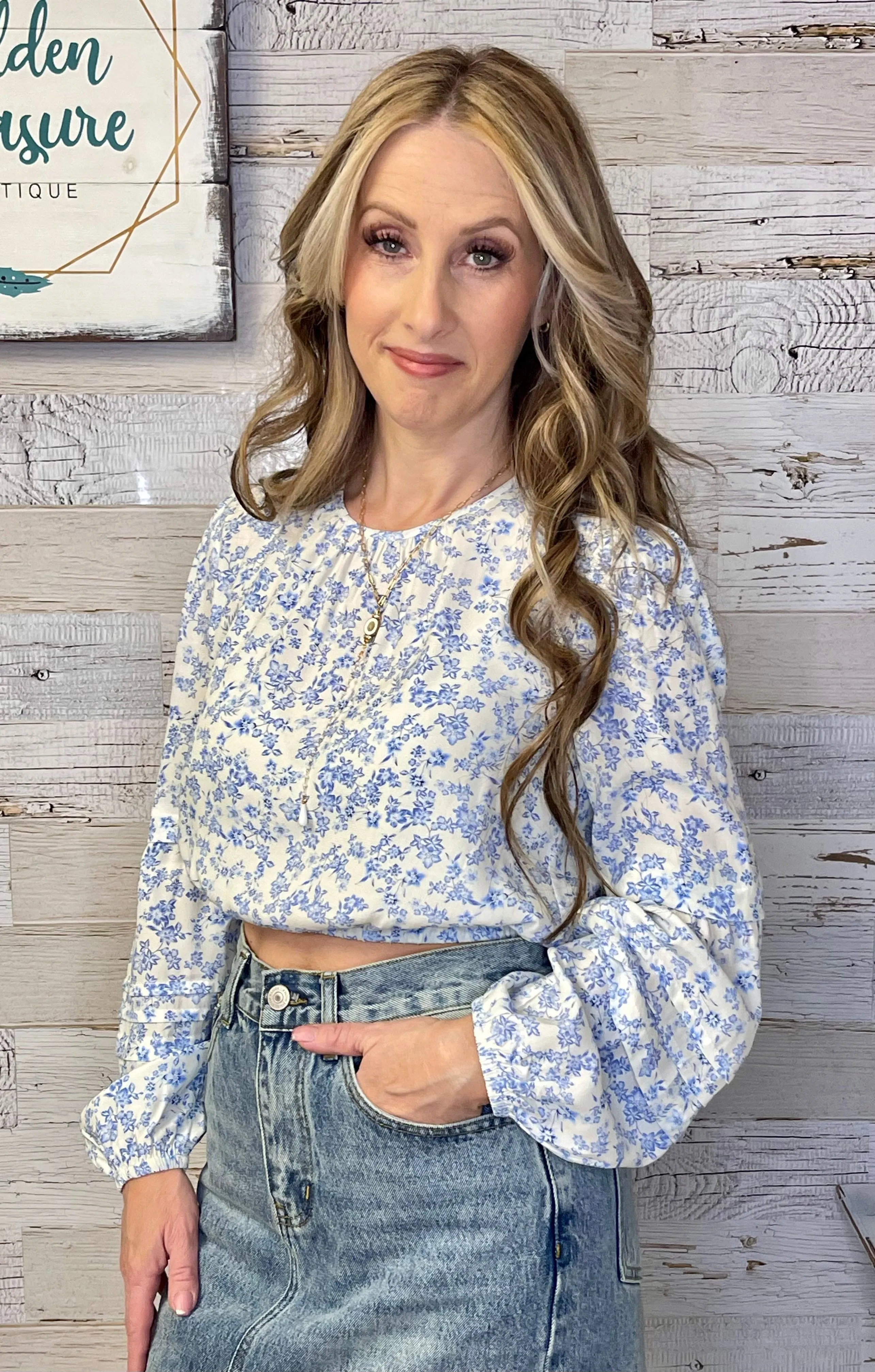 Nylah Tropez Floral Top