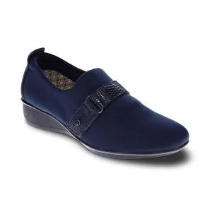 Revere Women's Genoa Stretch Loafer Navy