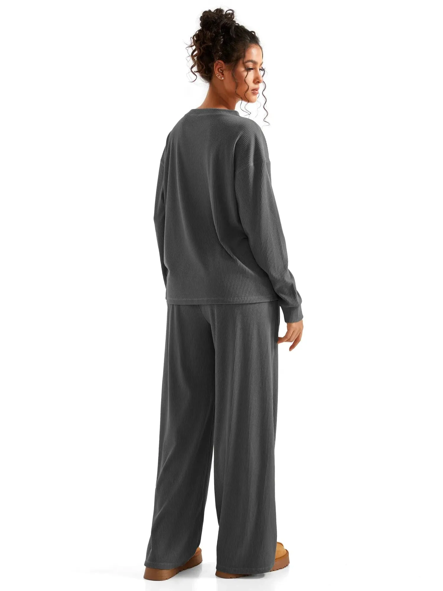 Ribbed Pajama Set