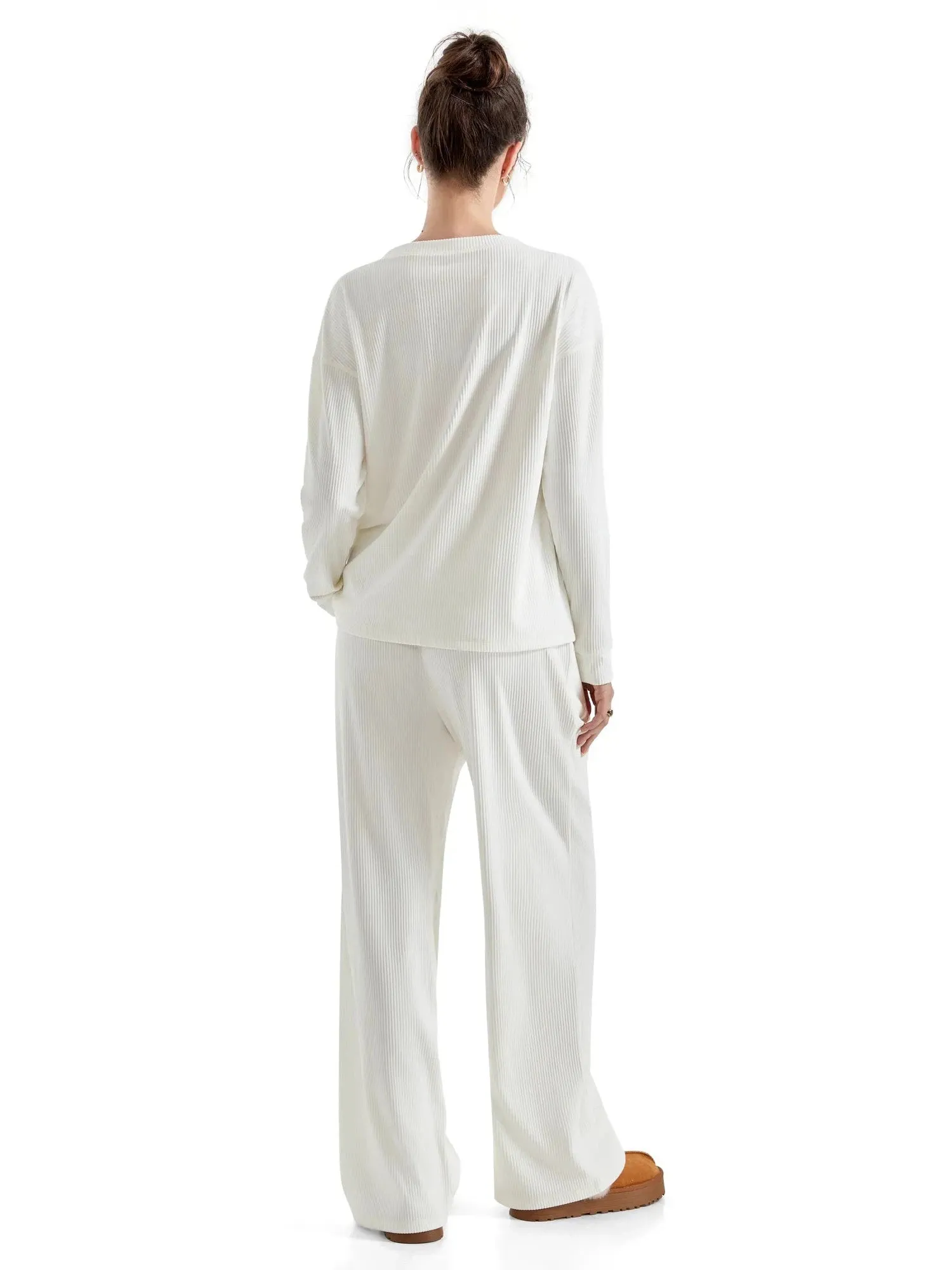 Ribbed Pajama Set