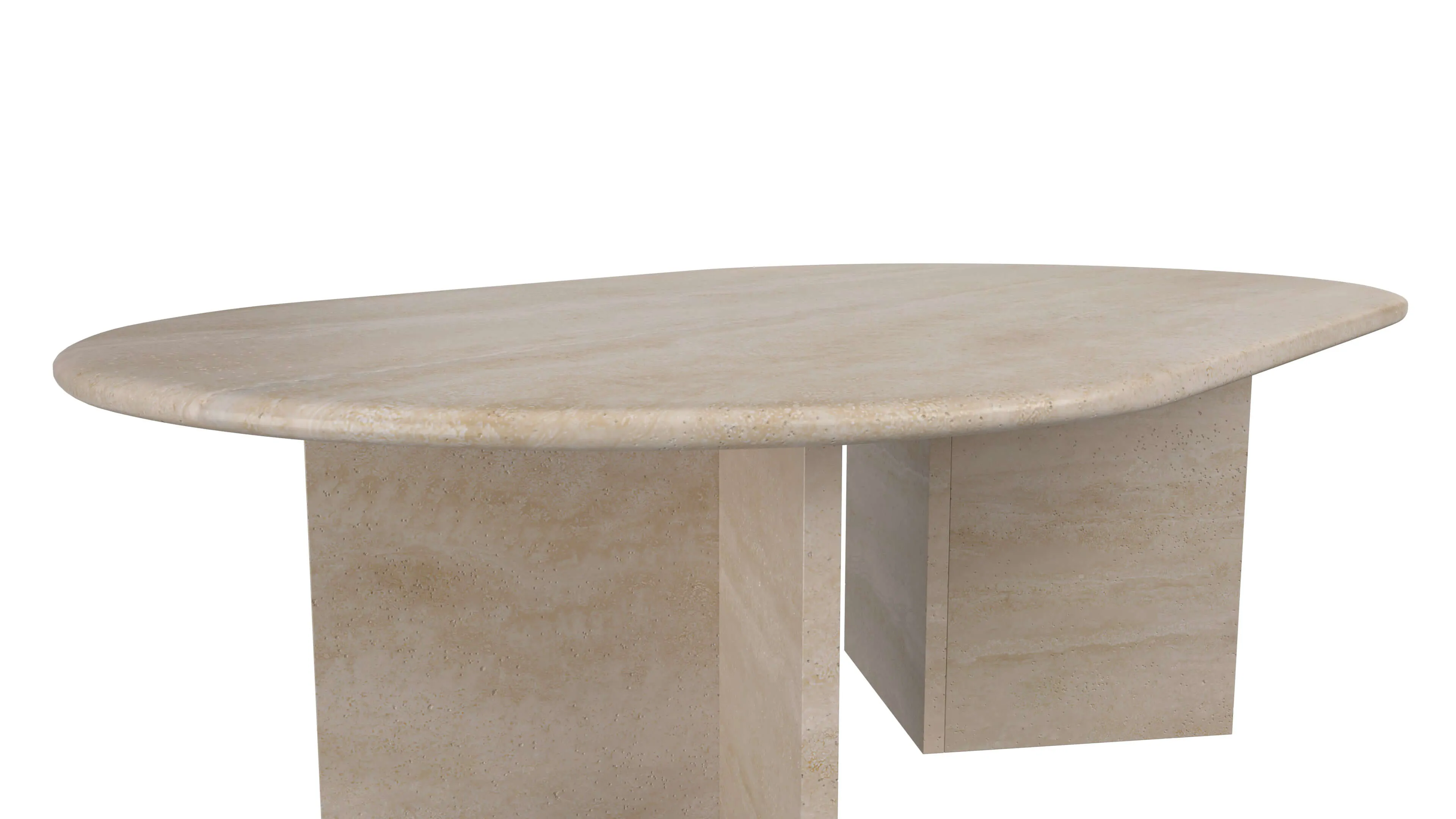 Sienna Coffee Table, Travertine