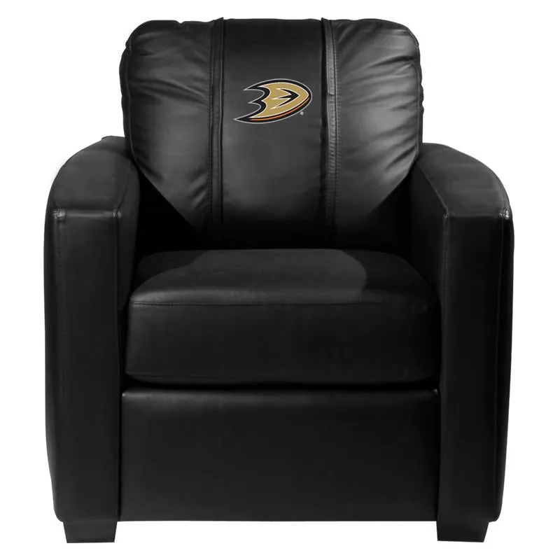 Silver Club Chair with Anaheim Ducks Logo