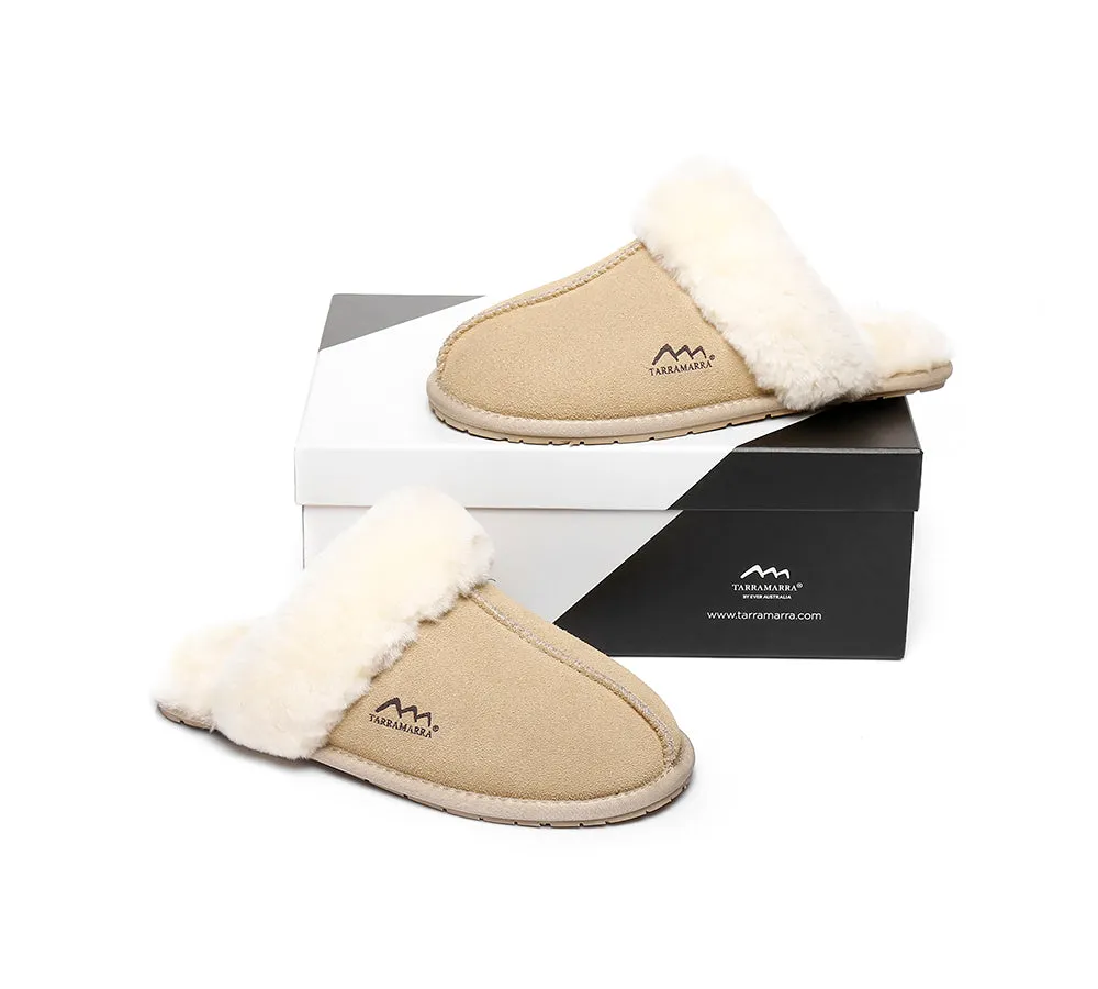 Slippers,Australia Premium Sheepskin,Unisex Rosa Scuff