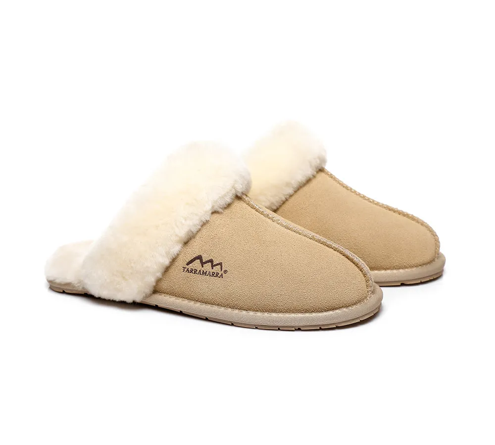 Slippers,Australia Premium Sheepskin,Unisex Rosa Scuff