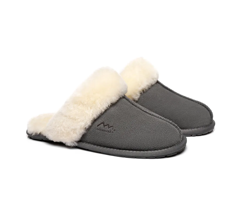 Slippers,Australia Premium Sheepskin,Unisex Rosa Scuff