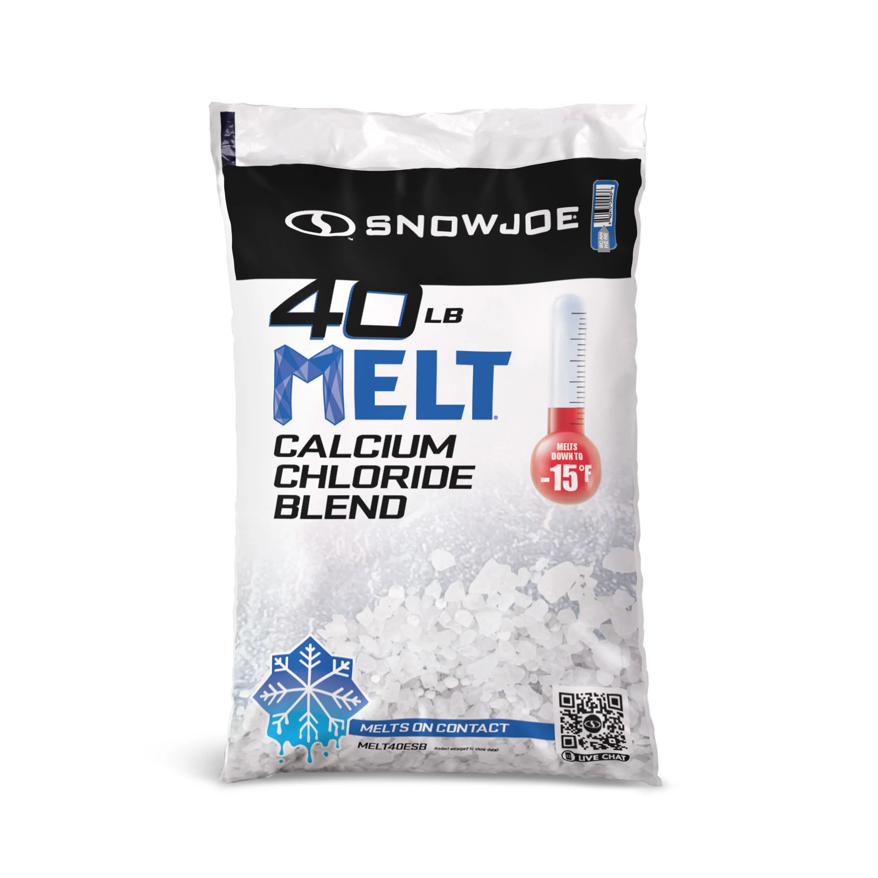 Snow Joe MELT20ESB Calcium Chloride Ice Melt Blend | 20 Lbs.