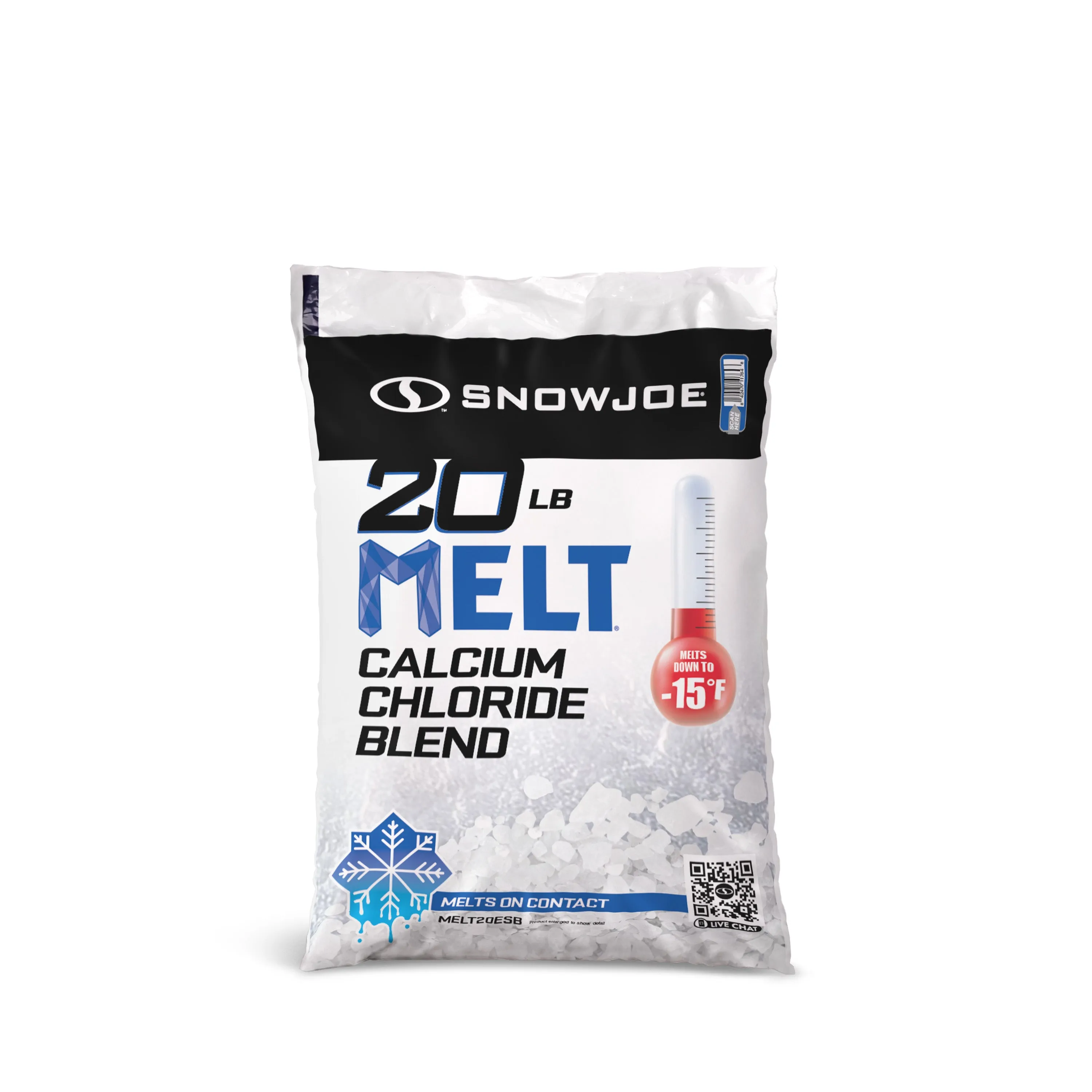 Snow Joe MELT20ESB Calcium Chloride Ice Melt Blend | 20 Lbs.