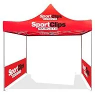 SportClips Red - Side Wall Set - 10'x10'