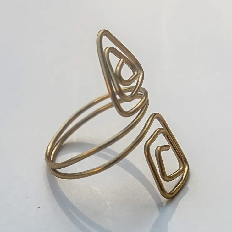 Square/Triangle Adjustable Wire Ring (click for colors)