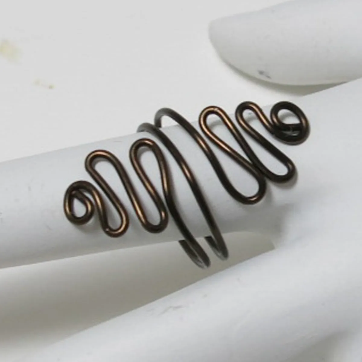 Squiggles Adjustable Wire Ring (click for colors)