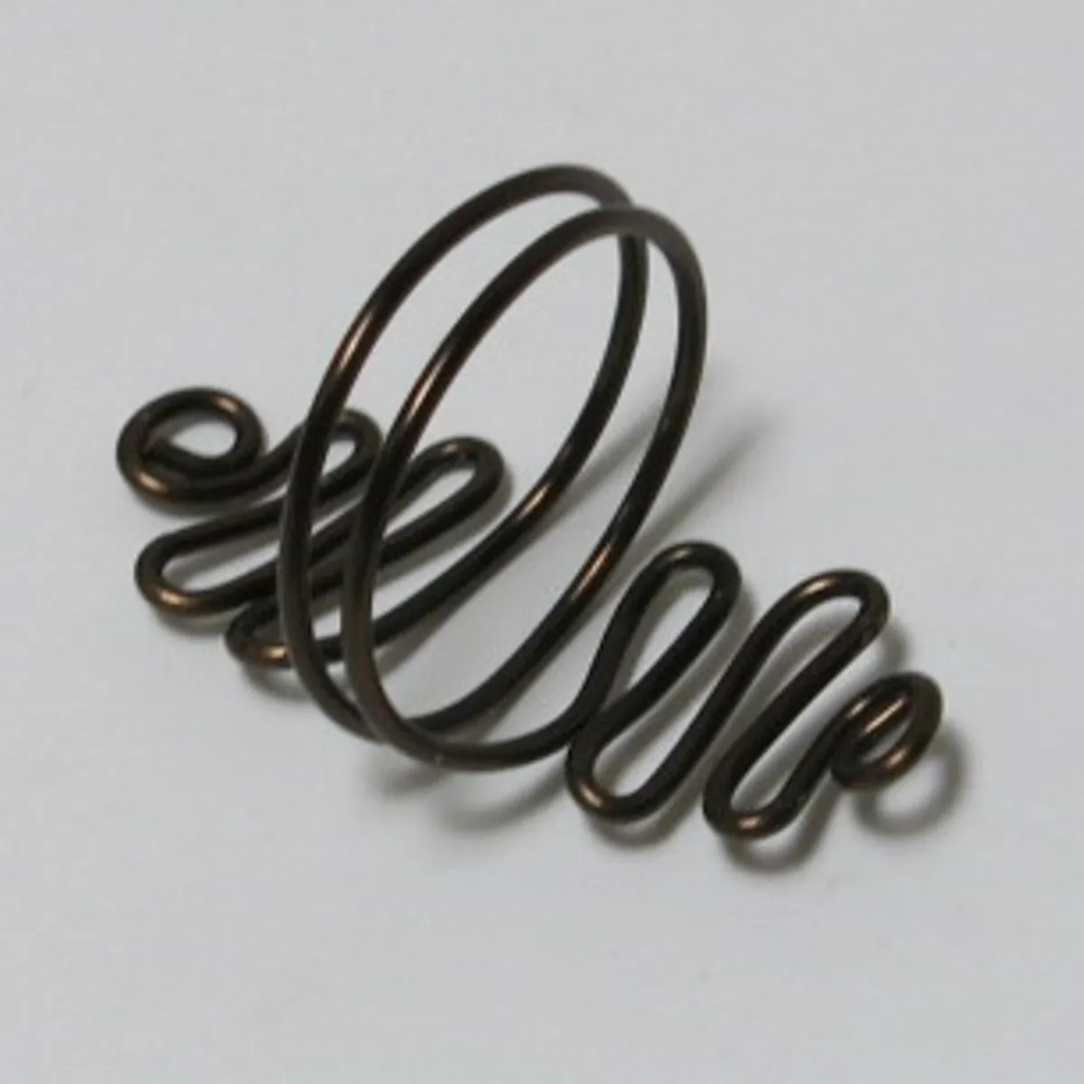 Squiggles Adjustable Wire Ring (click for colors)