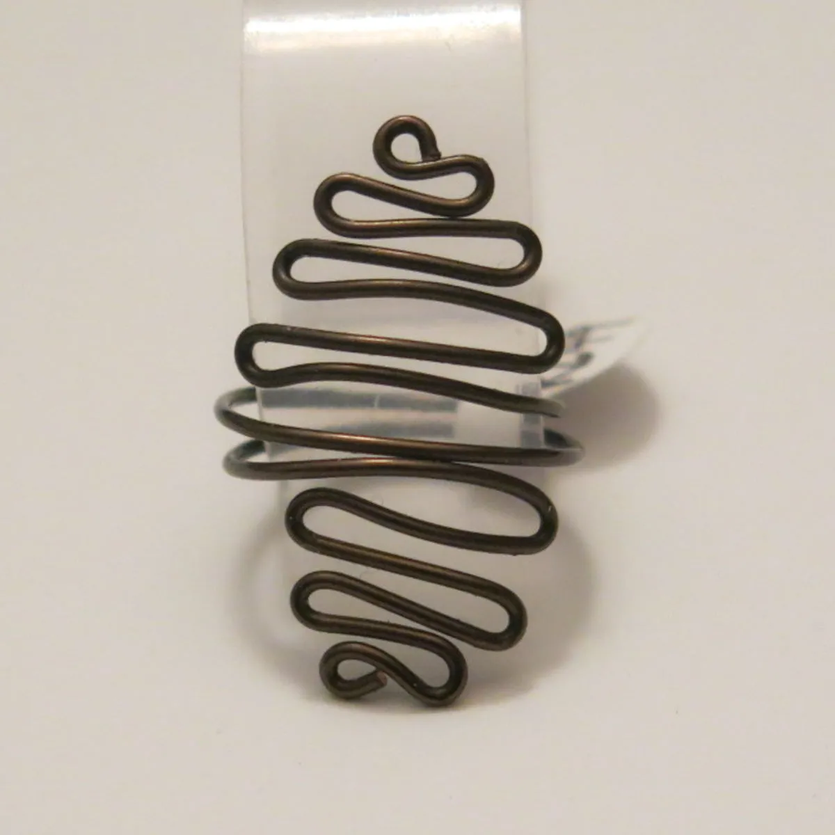 Squiggles Adjustable Wire Ring (click for colors)