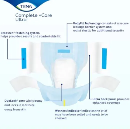 TENA Complete  Care Ultra™ Briefs with CurvDefence™