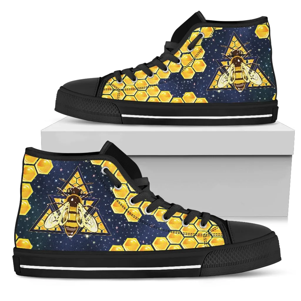 THE BEE HIGH-TOPS - FREE SHIPPING WORLD WIDE