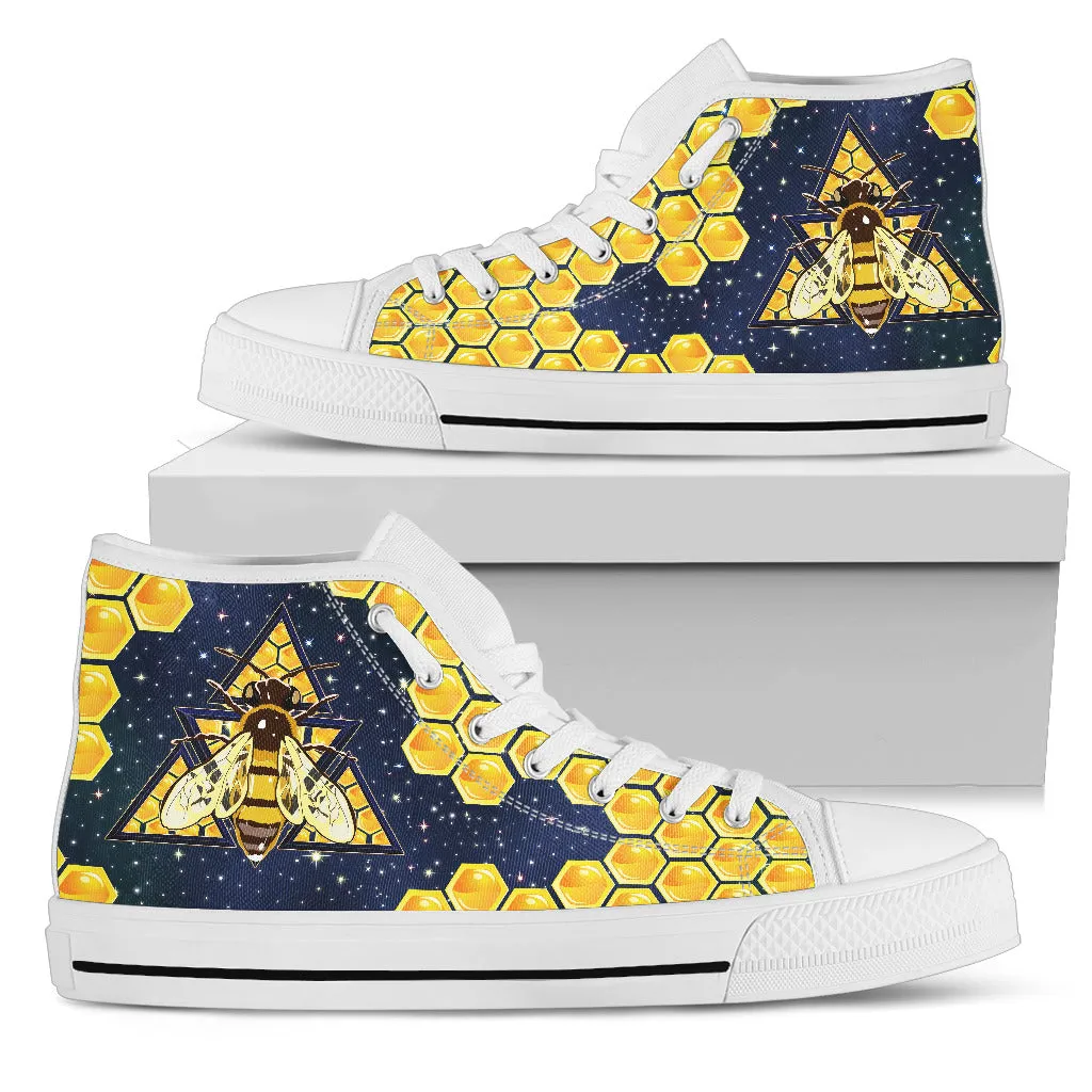 THE BEE HIGH-TOPS - FREE SHIPPING WORLD WIDE