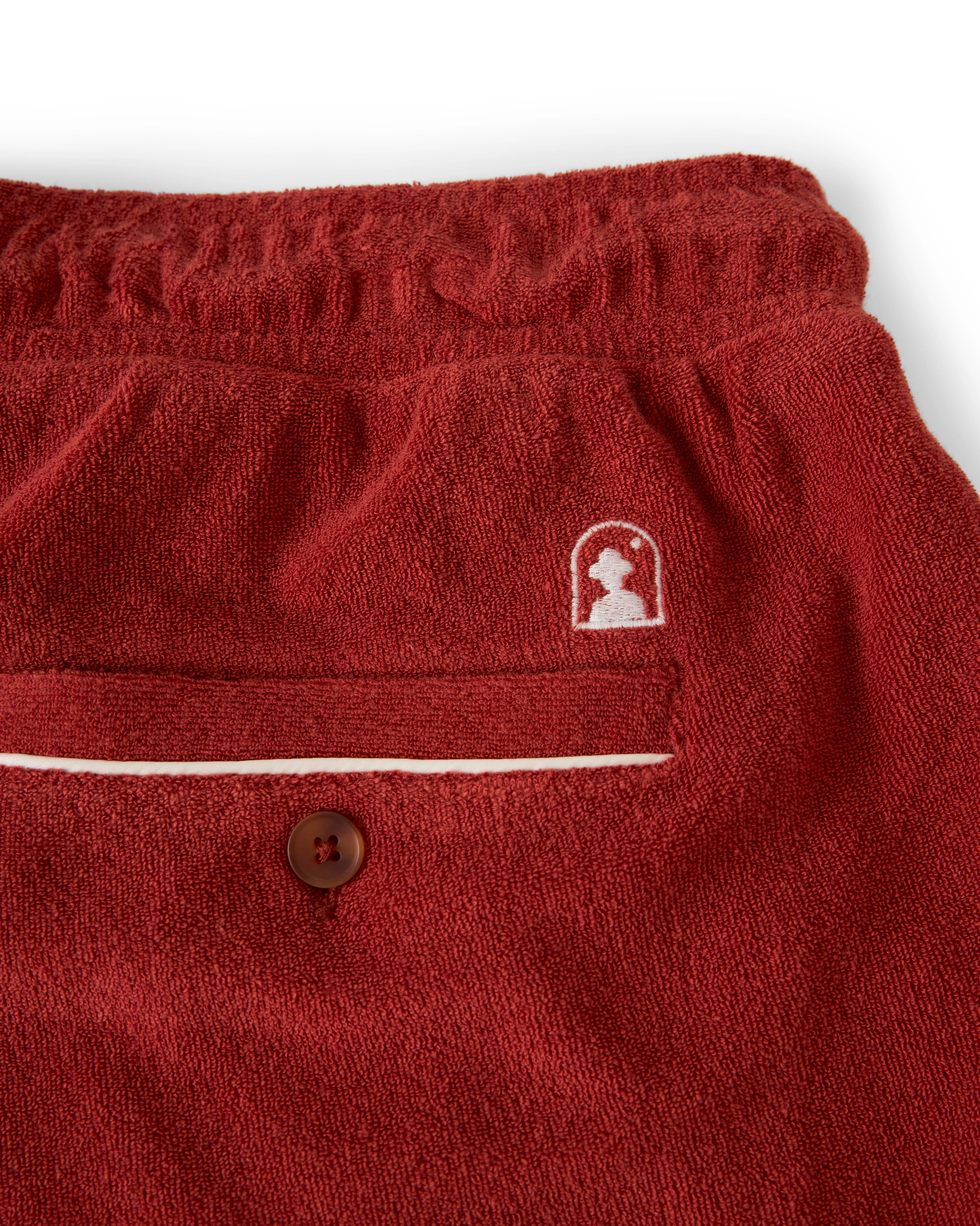 The Gaucho Terry Cloth Short - Rouge