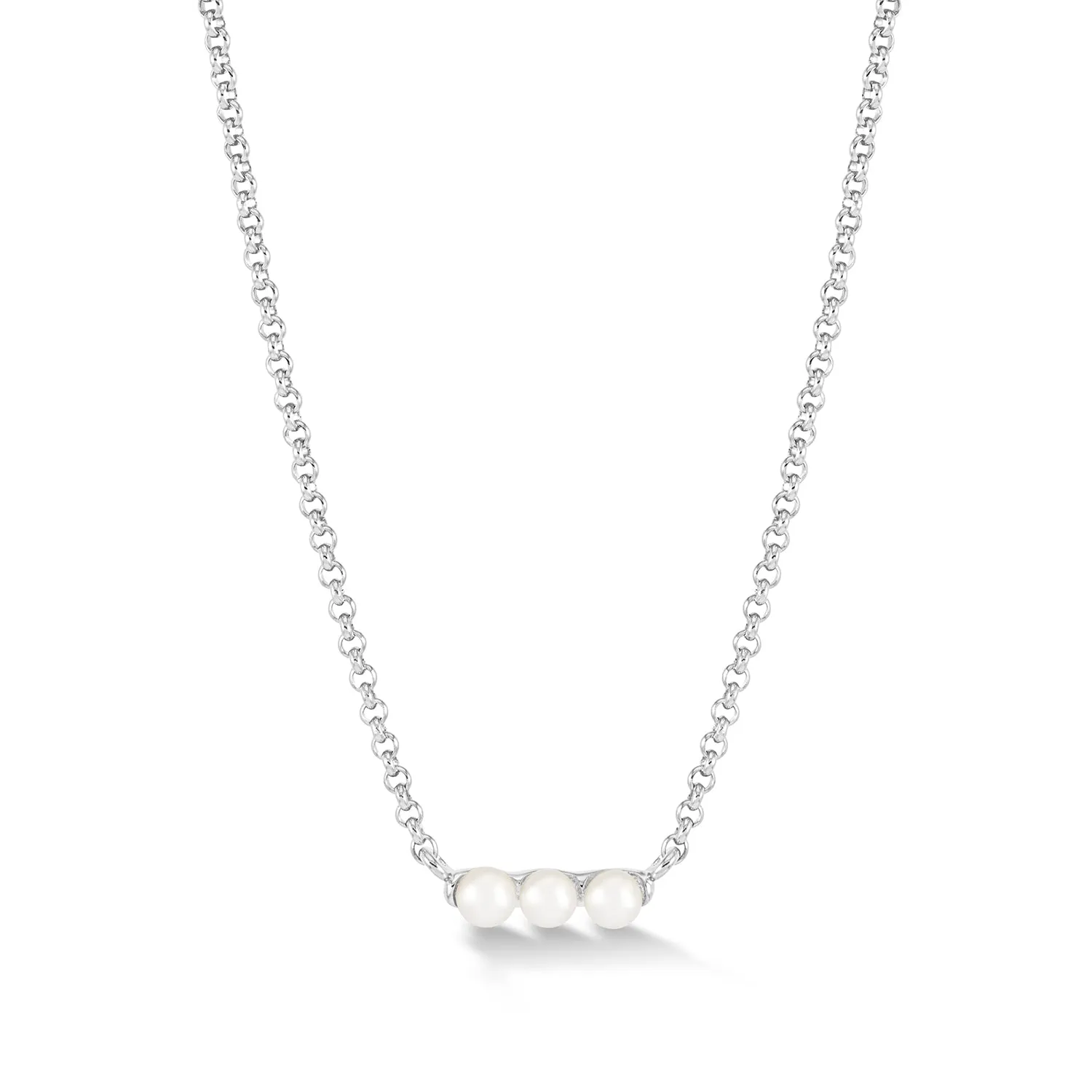 Timeless Triple Pearl Row Pendant