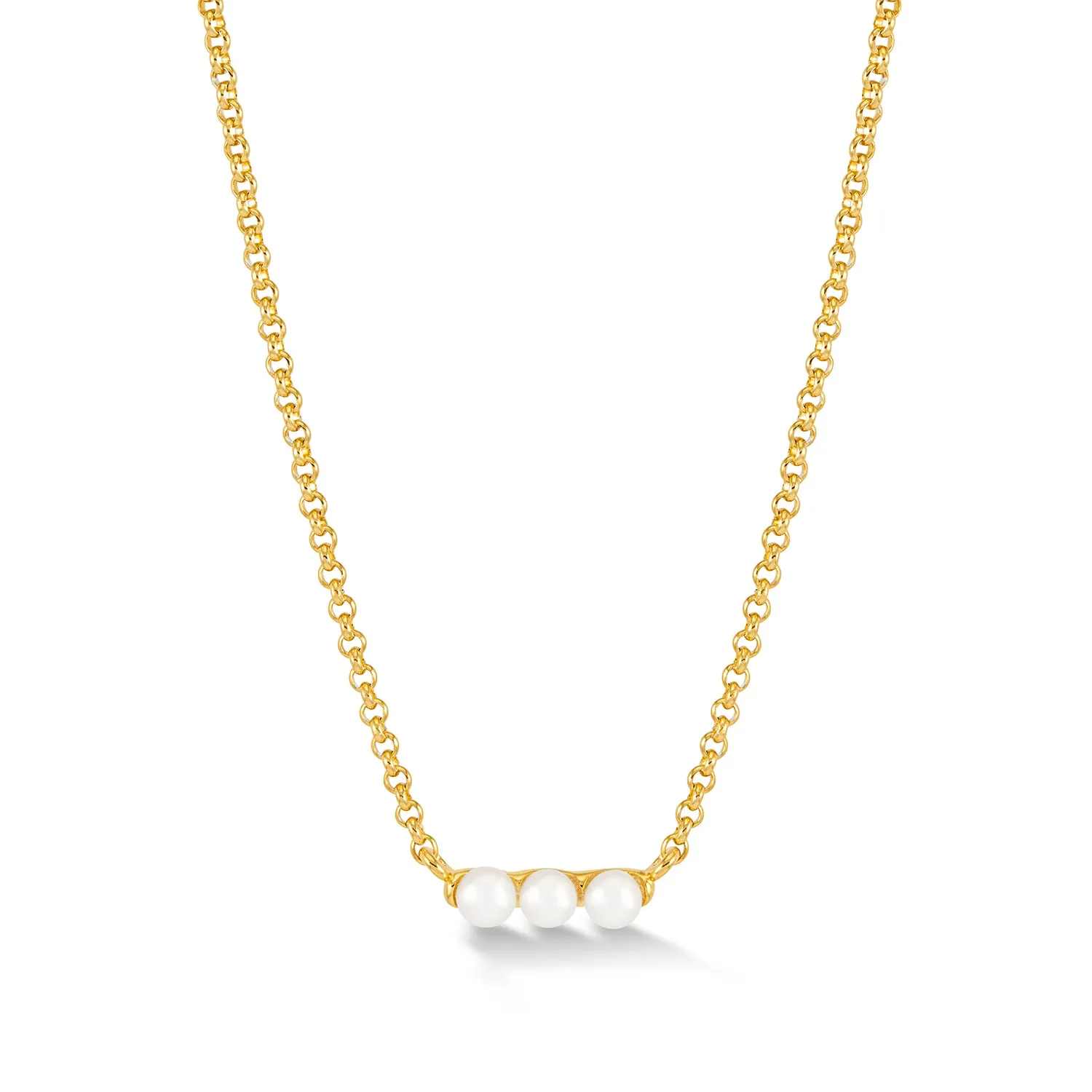 Timeless Triple Pearl Row Pendant