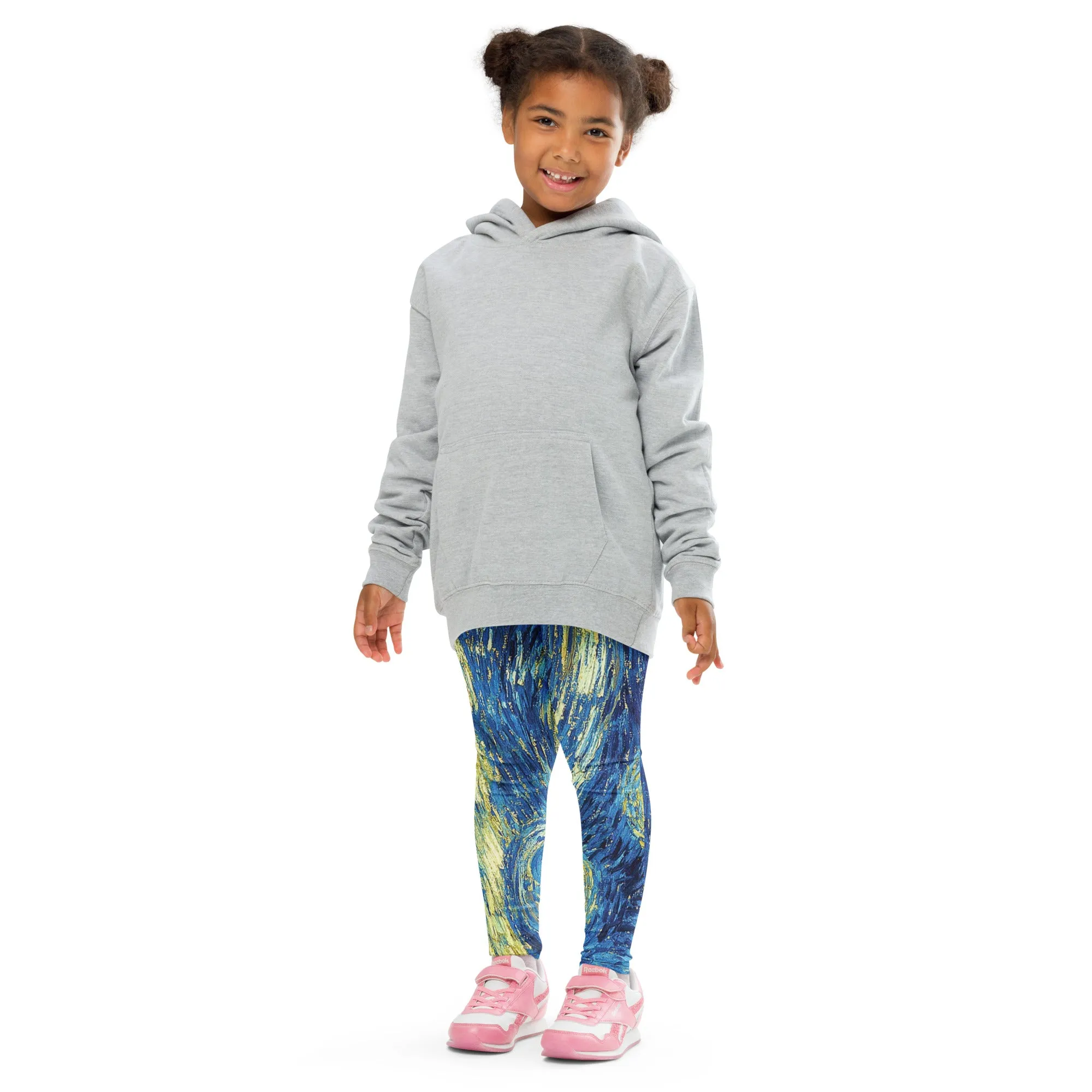 Van Gogh Inspired Starry Night Kids Leggings