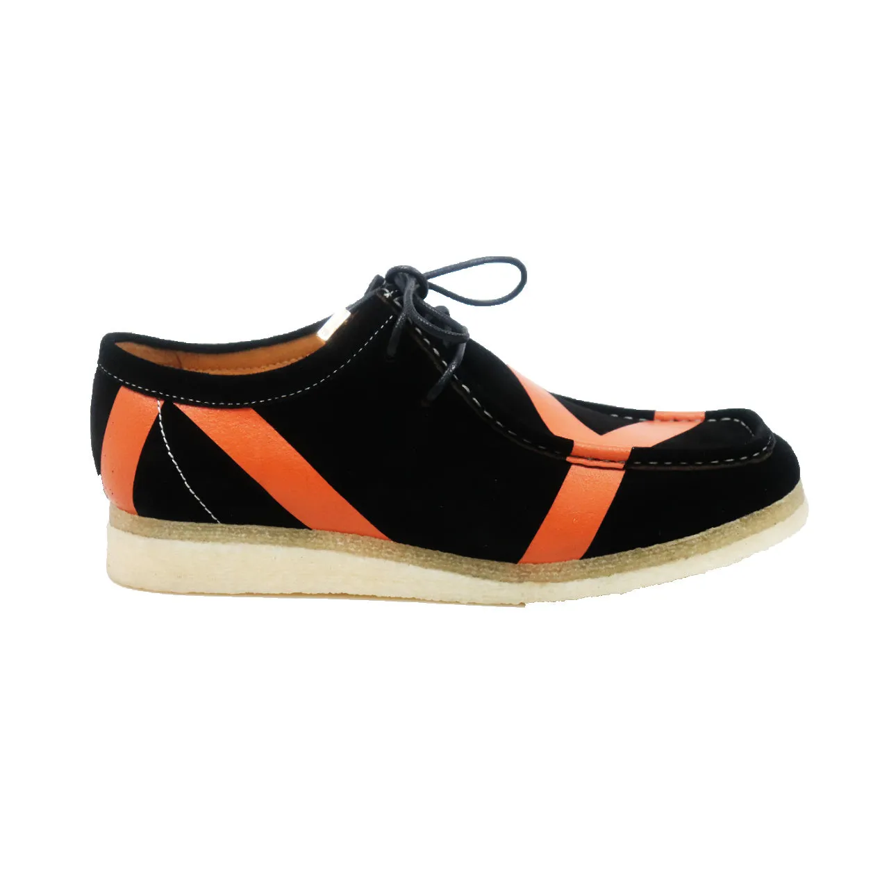 Walker Low Stripe by The British Collection - Crepe Sole -Stylish and Comfortable