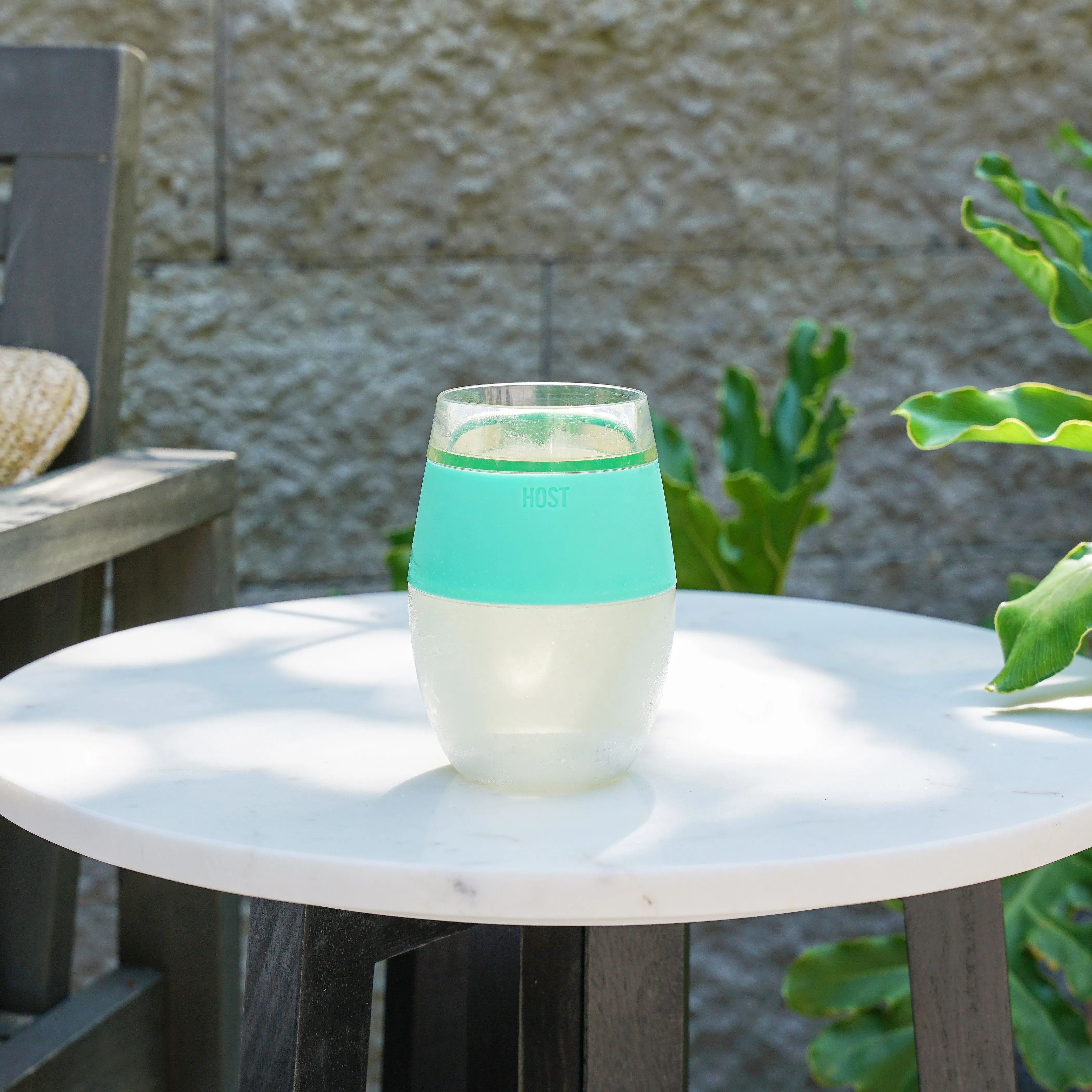 Wine FREEZE™ Cooling Cup in Mint, Set of 2