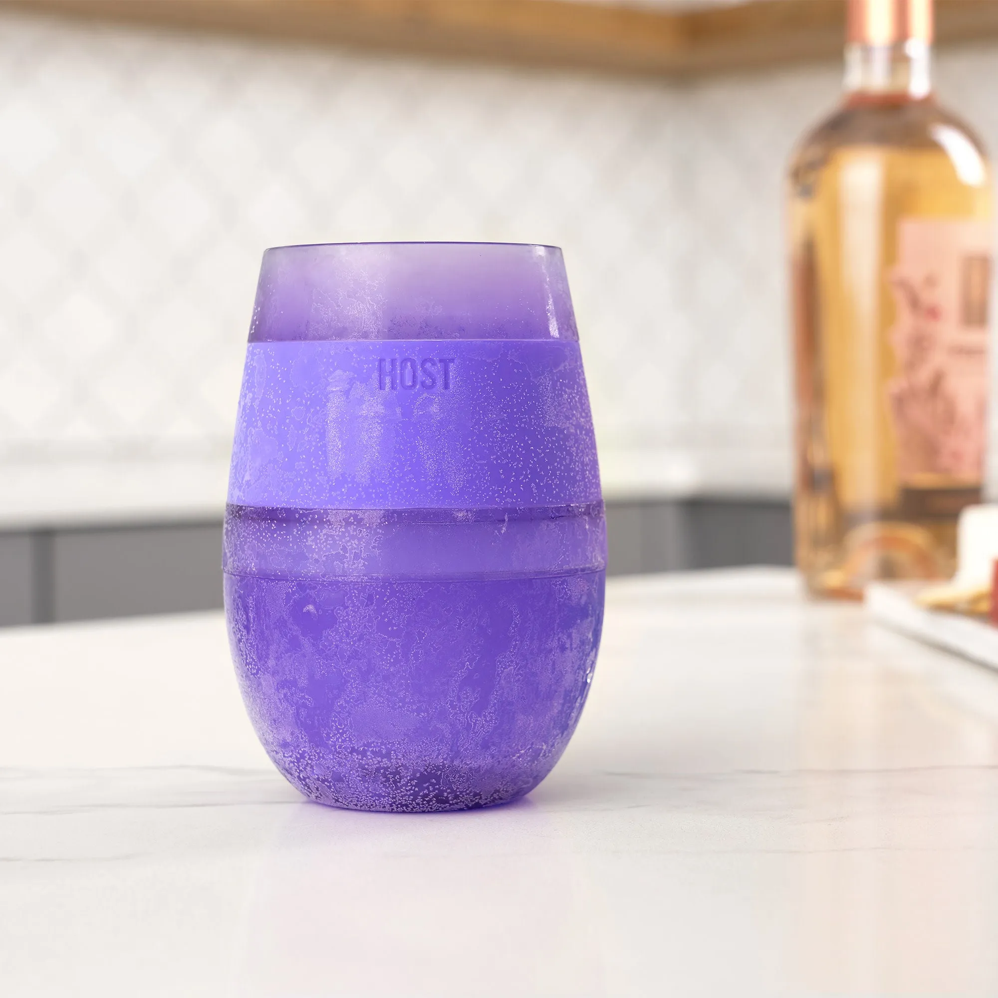 Wine FREEZE™ Cooling Cup in Translucent Purple