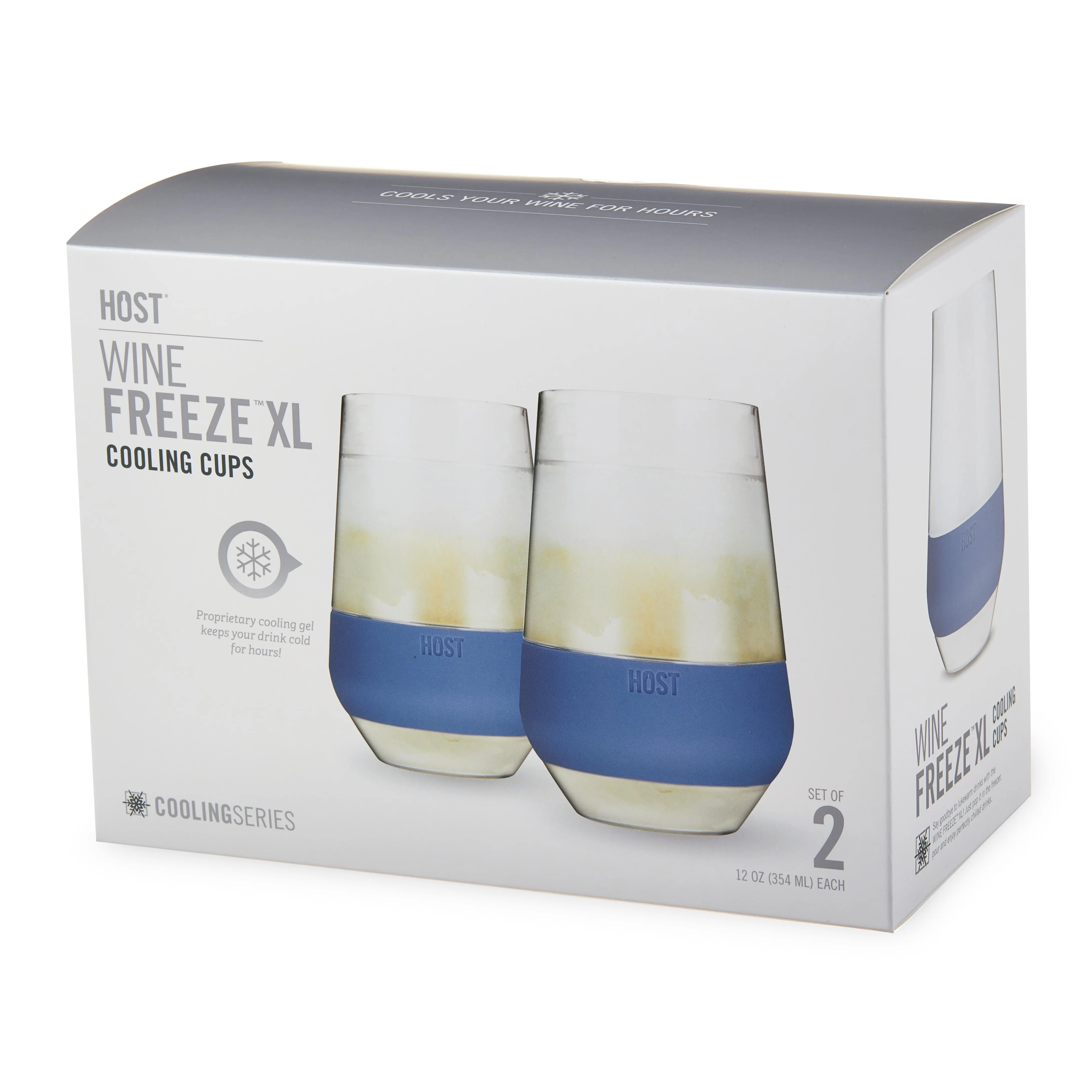 Wine FREEZE™ XL in Slate Blue, Set of 2